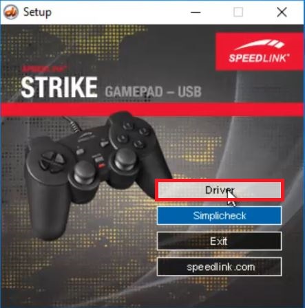 speedlink strike vibration gamepad driver