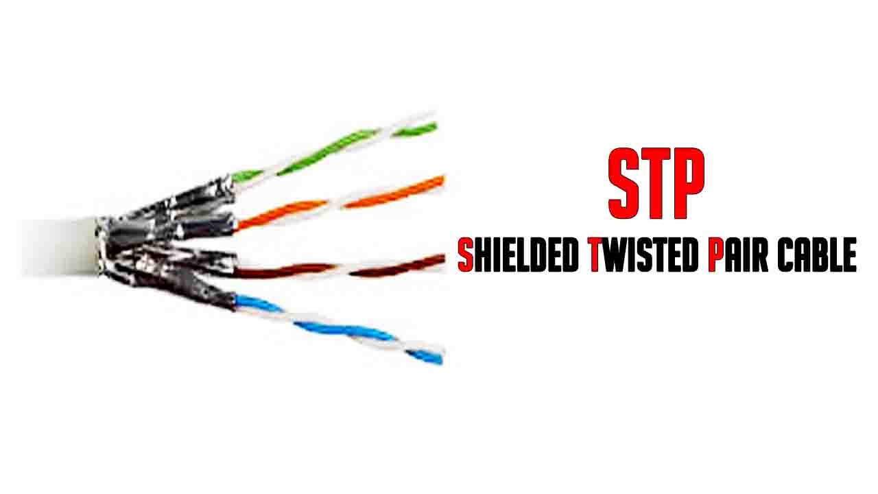 STP shielded twisted pair cable