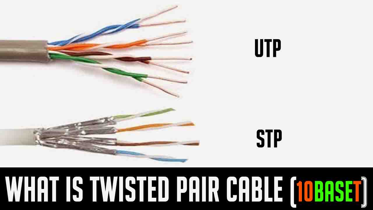 twisted pair cable (10BaseT)