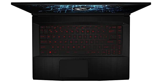 MSI GF63 thin RTX 3050 keyboard