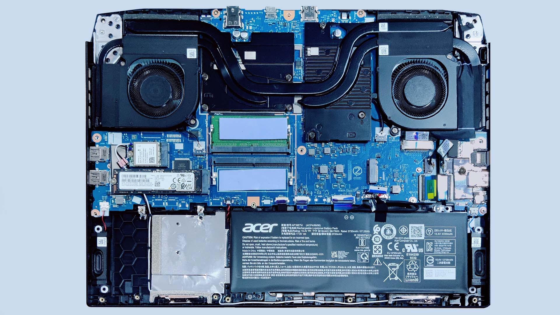 Acer Nitro 5 Ryzen 7 7735HS Motherboard
