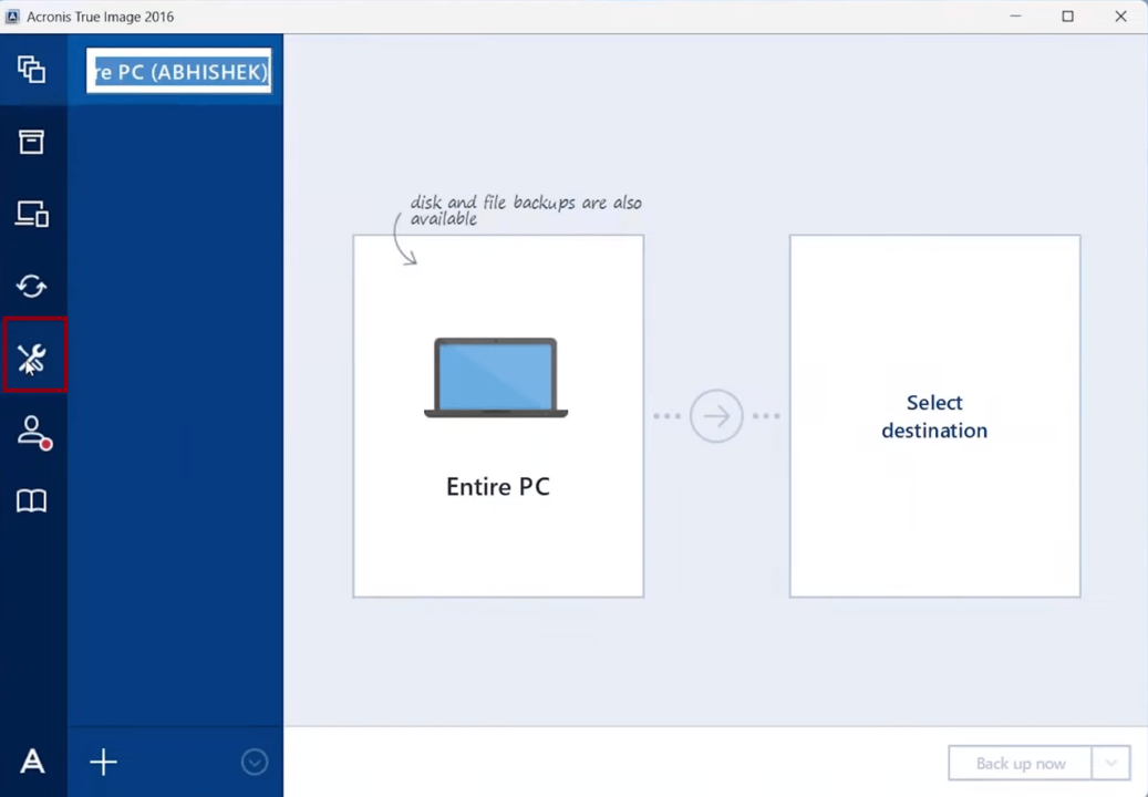 How to use Acronics True Image