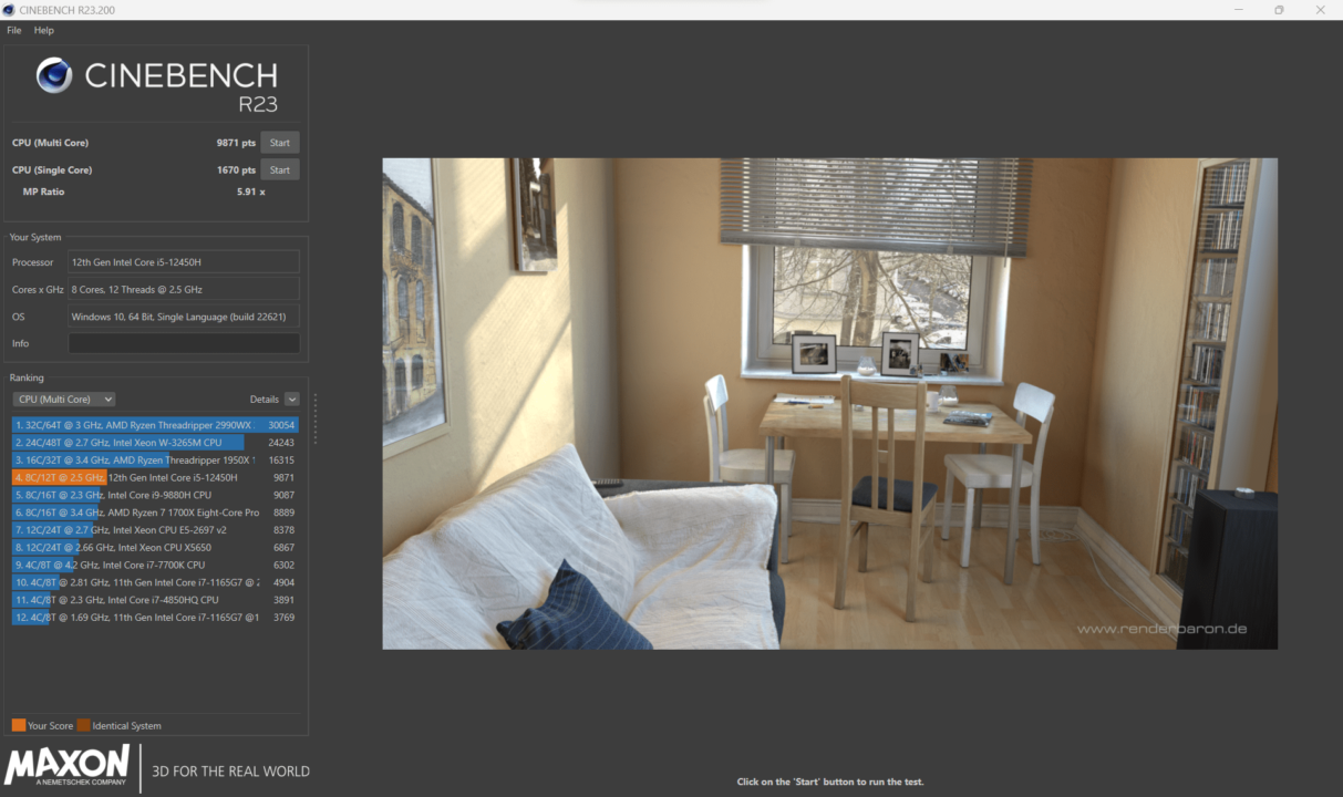 Asus Vivobook 16x 2023 benchmark