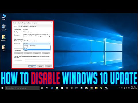 HOW TO DISABLE WINDOWS 10 UPDATE | BEST SIMPLE AND EASIEST METHOD | 2017