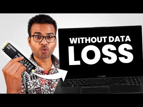 How to upgrade SSD on laptop without losing data