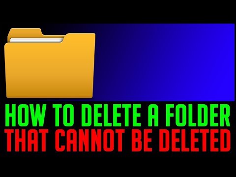 How to delete a folder that cannot be deleted | Not able to delete folder in windows | Fixed | 2017