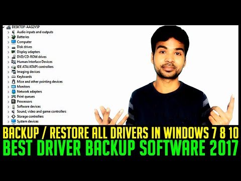 HOW TO BACKUP DRIVER IN WINDOWS 7 8 10 and RESTORE BACK | BEST BACKUP SOFTWARE 2017 | PC REPAIR