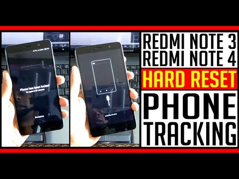 REDMI NOTE 3 | REDMI NOTE 4 | PHONE HARD RESET AND TRACKING | HINDI