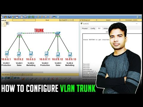 HOW TO CONFIGURE VLAN TRUNK | (VLAN PART 3)