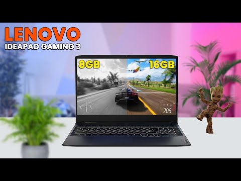 8GB VS 16GB RAM Gaming Test | Lenovo Ideapad Gaming 3