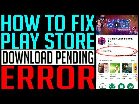 Google Play Store download pending error on Redmi Note 5 Pro | Fixed