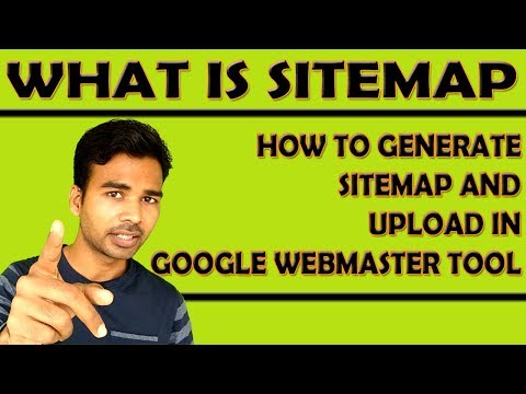 SITEMAP | How To Generate a Sitemap and Upload in Google Webmaster Tool | WEBSITE MAKING (PART 7)