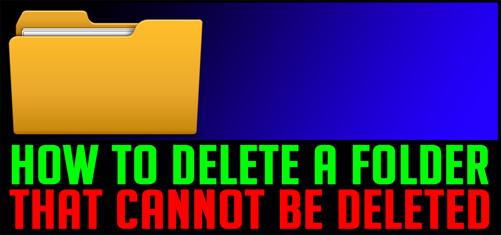 not able to delete a folder
