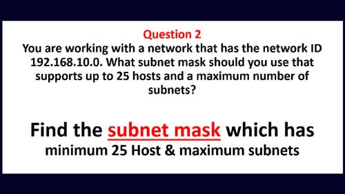 subnetting questions 2